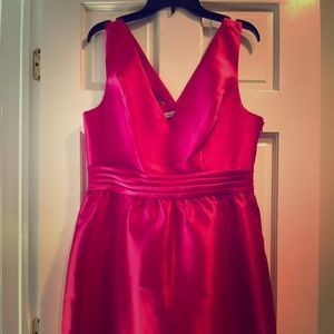 Fuchsia Short Halter Dress